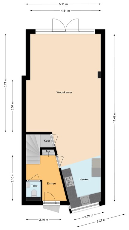 mediumsize floorplan